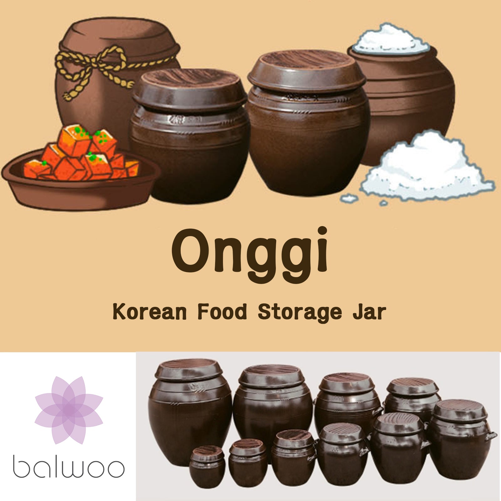Onggi (Food Storage Jar)