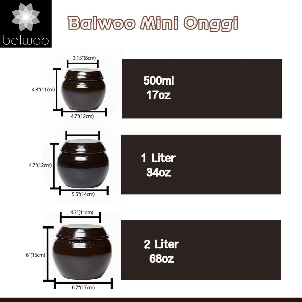 Mini Onggi - 500ml / 1 Liter / 2 Liter