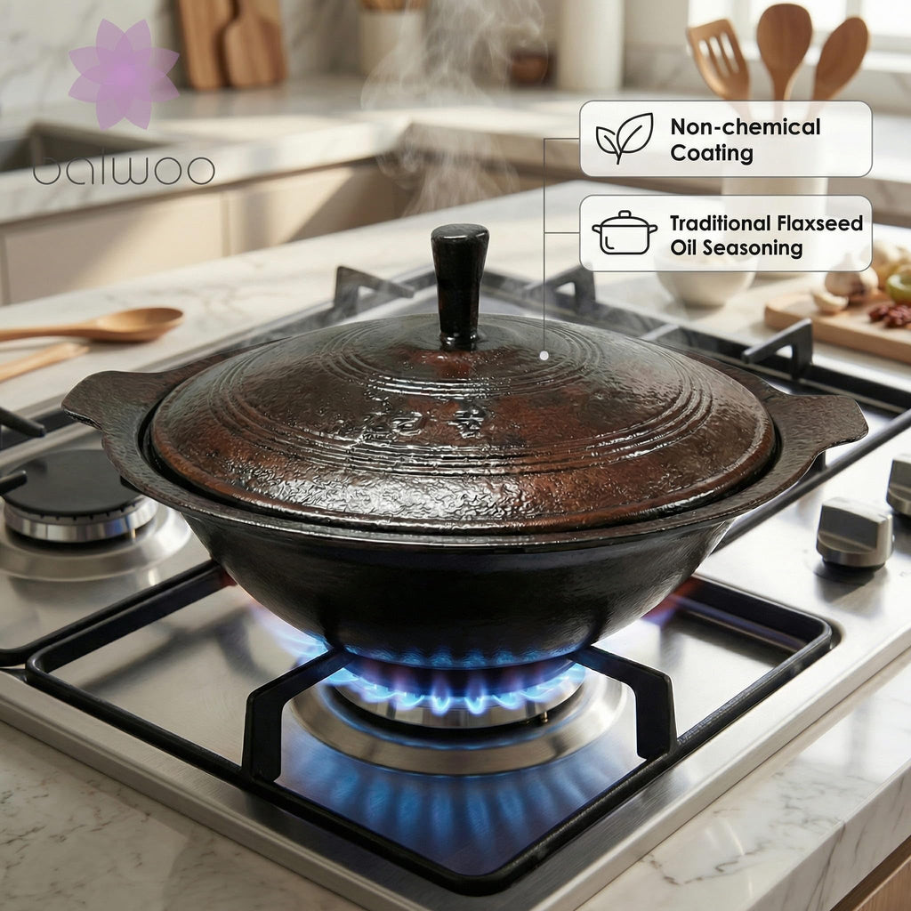 Cast Iron Pot - Flaxseed Oil Seasoning